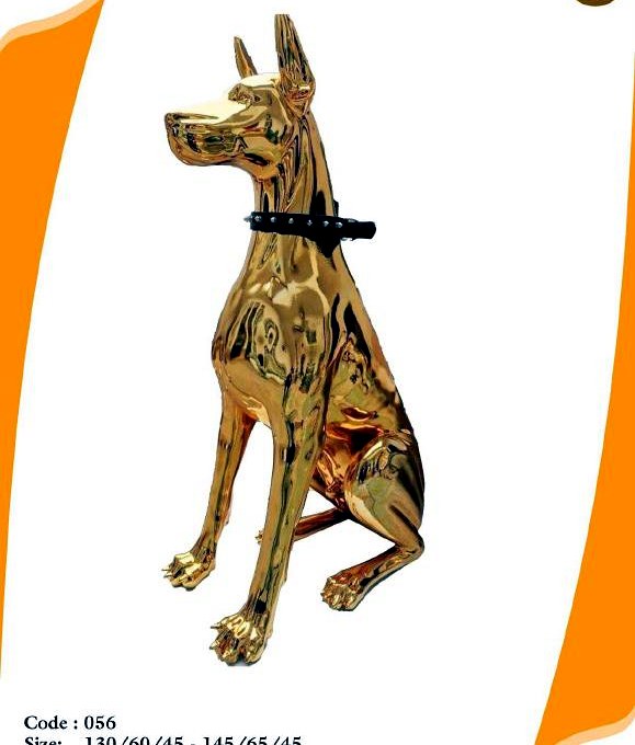 Doberman cromat — auriu oglindă